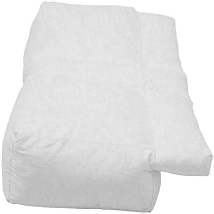 Подобро елејно покритие со перница за спиење за подоброто влакно за спиење Пополнете перница - прилагодена фитла - капа на перница, бела, стандард