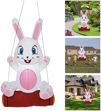 Партиски украси за жени 50 -ти роденден Велигденски празник надувување на надувување на зајаци на отворено Слатко зајаци и зајаци