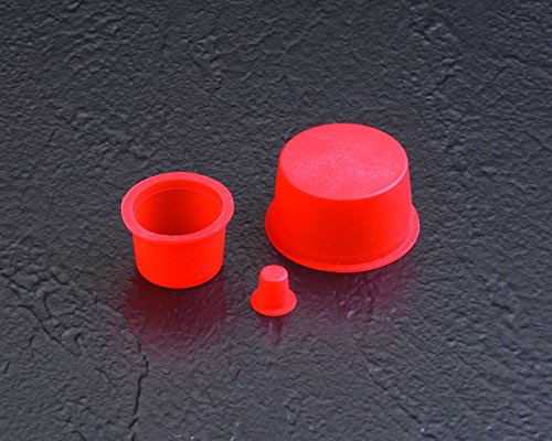 Caplugs Masking Tapered Cap and Plug. TS-15, силикон, капа OD 1.161 приклучок ID 1.355, црвена боја