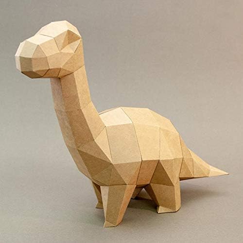 WLL-DP рачно изработена 3Д симпатична диносаурусна хартија скулптура DIY пред-исечена хартија занаетчиска хартија модел оригами загатка