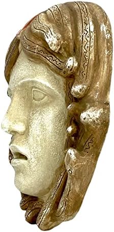 Медуза Чудовиште Змија Коса Жена Глава Маска Грчко Римско Суштество Скулптура
