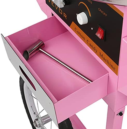 WLL-DP комерцијална машина за бонбони со количка, производител на бонбони за забава и семејство, 20,5 инчи