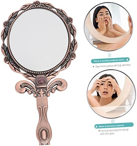 Stahad 3 парчиња преклопување на огледало за преклопување огледало за преклопување на огледало на огледало на огледало за жени рачни