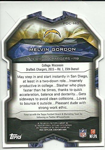 2015 година, играчи на платина платина, умираат pdcmg Мелвин Гордон