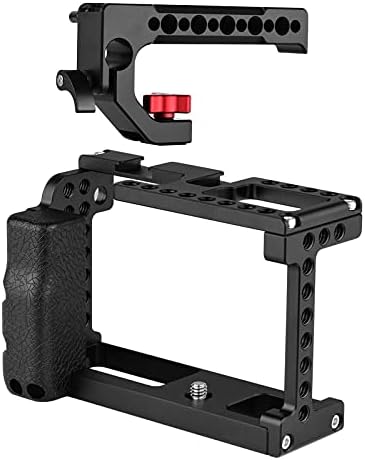 Teerwere Came Cagage Top Hander Cagage Cage Cage Video Stabilizer + Комплет за горната рачка со ладни чевли за монтирање на чевли