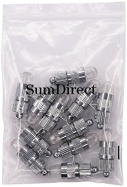 Sumdirect пакет од 12/30/50/100 Шарени LED мини трепкачки светла за балони за хартиени фенери, цветни свадба за Ноќта на вештерките за