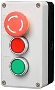 Контрола на полето ONECM со прекинувач на копчето за светло 24V/220V со копче за итни случаи за стоп самото ресетирање на индустриски прекинувач водоотпорна кутија