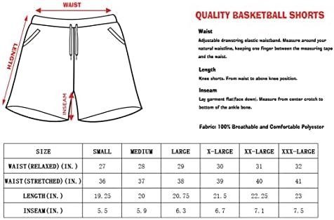 Машки кошаркарски шорцеви за мажи, спортувани спортски панталони со џебови Брзи суви шорцеви на плажа