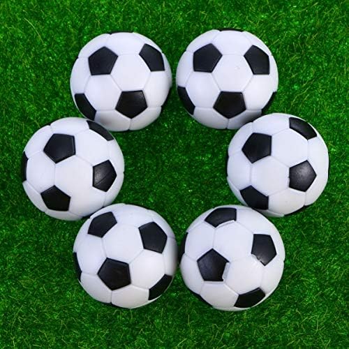 ВЕЕМОН 6 ПЦС ФООСБАЛНИ топки Заменски топки, 1,3 инчи официјални топки за фосбол, мали фудбалски топки, топки за фудбалски топки за