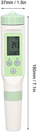 3 во 1 TDS мерач на температура на pH вредност Висока точност на екранот на PH мерач на мерач за квалитет на водата за тестирање