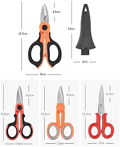 Ендан занаетчиски ножици 2/1 високи ножици со јаглероден челик за домаќинства алатки за електрични ножици со кои се соблекуваат жица