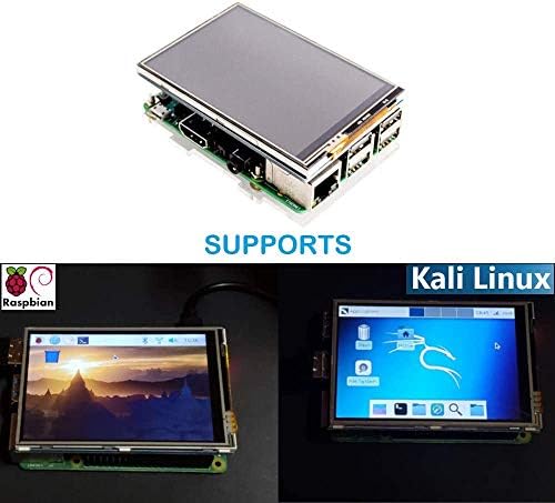 Saharamicro 3,5 инчи 480x320 TFT LCD екран на допир 3.5inch RPI LCD со пенкало за допир за Raspberry Pi 3 Model B+ / B & за најновите Raspberry