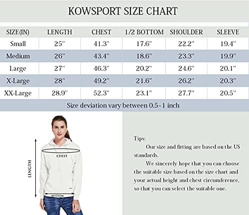 Kowsportенски женски патент на качулка мека четкана руно со качулка за џемпери за жени со големина S-2XL
