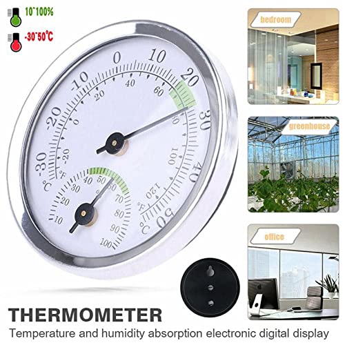 Механичен термо-хигрометар Механички индукција температура и нема потреба од влажност на батеријата на мерачот