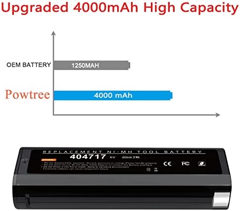 Надградена 4000mAh 2 пакувања 6V Ni-MH замена на батеријата за Pasloode 404717 Батерија компатибилна за Pasloode B20544E BCPAS-404717