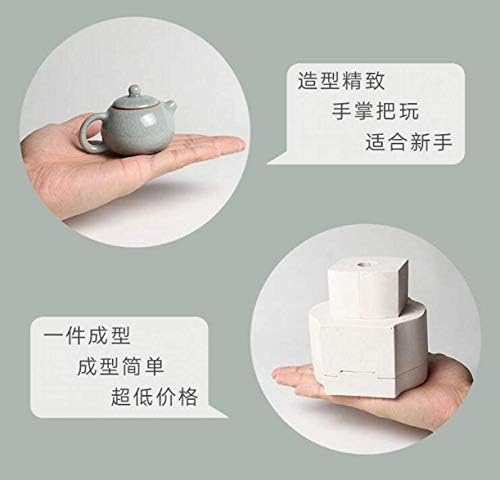 ЧЕНГИДА (Stlye C: 7x4,2cm, не вклучувајте ЈА КАЛТА DIY Вашите Керамички Чајници, Калапи ОД 3D Гипс Керамички Калапи За Чајници,Керамички