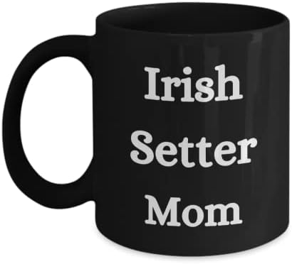 Ирски сеттер мама чаша, ирски сеттер мама, подарок за него, ирска чаша сеттер, чаша за раса на кучиња, кучиња мама кафе чаша, мама од кучиња чаша