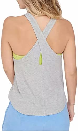 Bonitee женски резервоар за вежбање без ракави на врвови на атлетски јога салата за џога теренски теренски тениски тениски кошула