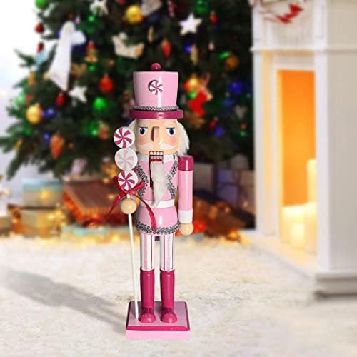 Деперси дрвена оревчестарска војничка фигура украс за Божиќ, декорација на домови од торта