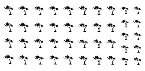 Декларации за уметност на палми на палми на палми на палми - Квалитет на салон!