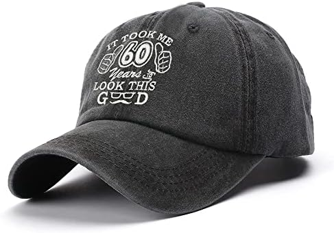 Гроздобер 40 50 60 70 -ти роденденски подароци бејзбол капа за мажи роденденски украси, стари животи Капчиња за пензионирање подароци