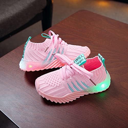 16 години чевли момчиња во боја трчаат бебе спортски чевли патики светла светлечки деца деца бонбони девојки предводени чевли