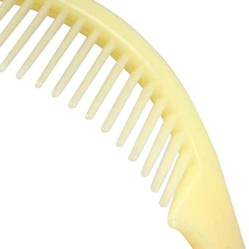 Sinjeun 400 пакет 6,4 инчи индивидуално завиткани чешли за коса во најголемиот дел од пластичните чешли со еднократна употреба
