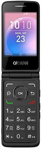 Алкател ОДИ ФЛИП 4044 4g LTE Флип Телефон За Постарите Големи Копчиња Лесен За Употреба-Црна