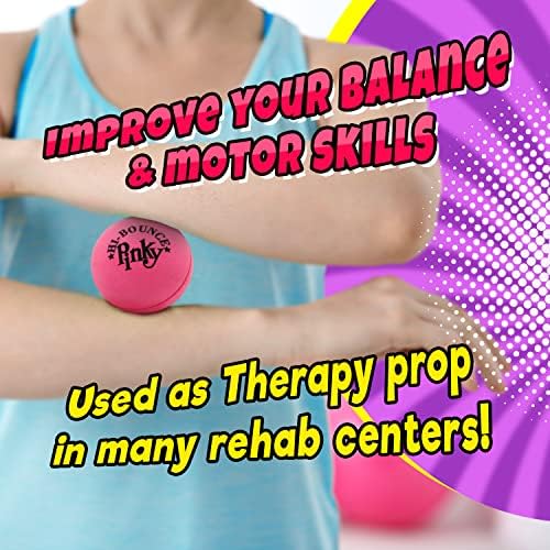 Ja-ру-отскокнете розови топки гумени топчиња-вреќи топки за деца и возрасни. Мала розова топка за отскокнување на стрес. Затворена и надворешна