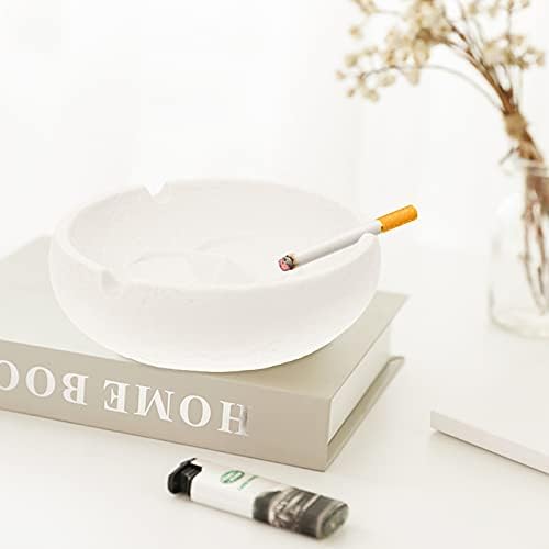 Toyvian керамички пепелник на лицето шема цигари за цигари креативна цигара пепелник човечки модерни пепелници за домашна канцеларија