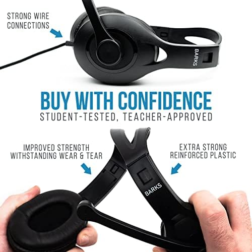 Слушалки за најголемиот дел од училницата со микрофон-Премиум слушалки за деца за училиште: Најдобри за учениците К-12 училници