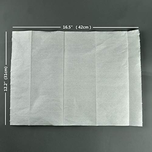 Дополнителни крпи за бришење тешки за индустриски, бели, 12,2 x16,5