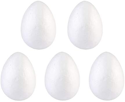 Bestoyard 5 парчиња пена јајце јајце велигденски DIY стиропор од јајце DIY занаетчиски правење јајца