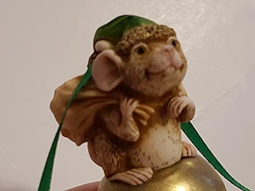 Нил Ер Дизајн Џингл Бел Рок Дедо Мраз Глувчето Со Зелена Шапка Украс