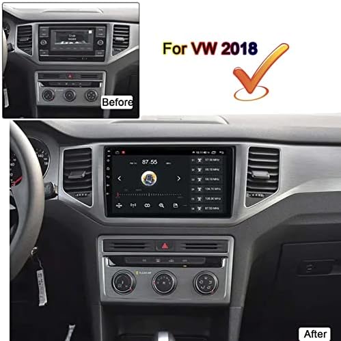 Android Autoradio 10 инчен Главата Единица Автомобил Стерео ЗА VW 2018 Автомобил Мултимедијални Плеер Поддршка USB Dsp WiFi Bluetooth FM RDS