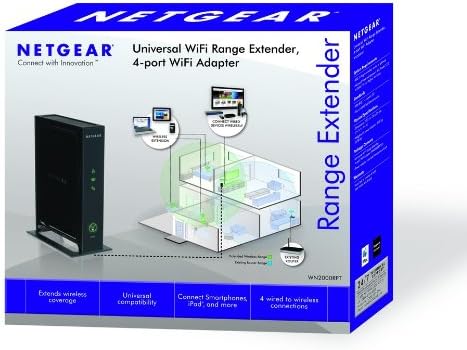 Netgear WN2000RPT Универзален проширувач на опсег на WiFi