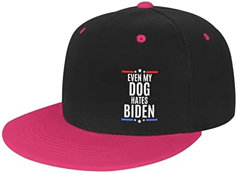 Дури и моето куче го мрази Бајден возрасни хип хоп бејзбол капа женски голф капа, прилагодлив човек, шапка