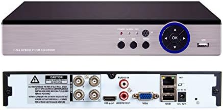 Xenocam 8ch 5MP Full HD хибрид за AHD/TVI/CVI/Analog/ONVIF IP DVR H.265 CCTV Видео рекордер за откривање P2P Далечински телефон за