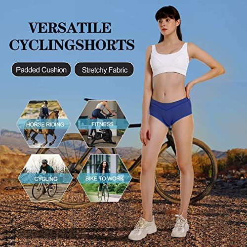 Женска Велосипедска Долна Облека 4д Обложен Гел Велосипед Шорцеви За Велосипеди Планински Долни Шорцеви Гаќи за Возење