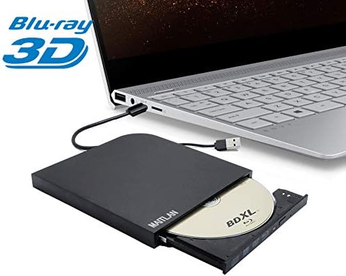 Ултратин Надворешен USB-C 2in1 3d Blu-ray Диск Плеер Режач За HP ZBook 15 17 G2 G5 G3 X2 Студио X360 G5 G4 Павилјон 15 15t 17t Лаптоп Компјутер,