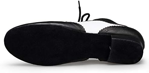 Hipposeus Машка чипка за танцувачки чевли за танцувачки чевли за кожа за перформанси, 11 d САД