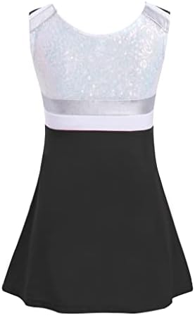 Девојки за девојчиња Хансбер девојки навивачки облеки со шорцеви без ракави спортови фустан навивачки униформа костум за Ноќта на вештерките