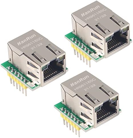 ACEIRMC 3PCS W5500 SPI до LAN Ethernet Network Module TCP IP STM32 Интерфејс 3.3V 5V за Arduino Wiz820io RC5