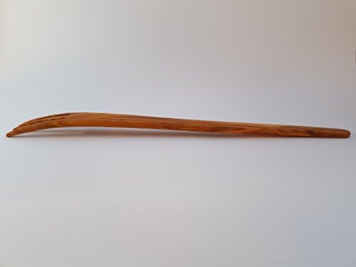 Сканвуд криви вилушка со 3 поени - материјал од маслиново дрво - рачно изработен од албански занаетчии.
