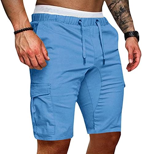 Гуобиозиј карго панталони за мажи Машки водоотпорни тактички шорцеви на отворено карго шорцеви лесни суви пешачки риболов шорцеви