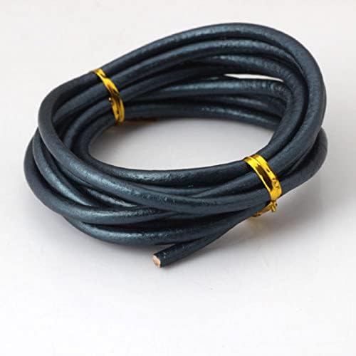 2 метри 4мм околу оригиналниот кожен кабел за занаети DIY нараквици обетки наоди Накити за изработка на жица јаже