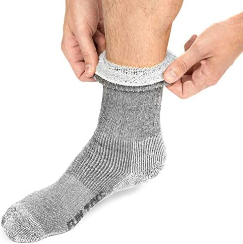 ЗАБАВНИ ПРСТИ 3 пара термоизолирани 80% чорапи од мерино волна машки, големина на пешачење 8-12