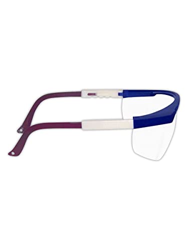 Магид Y30BLC Gemstone Sapphire Заштитни очила, јасни леќи и сина рамка