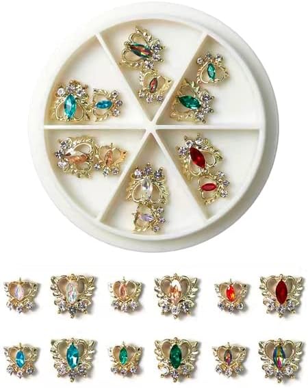 1БОКЕДЕН НИОЛ СВЕТНА РИНЕСТОН АБ Кристална легура со рамен бек нокти шарм Камени скапоцени камења стакло накит 3Д украси за уметност DIY