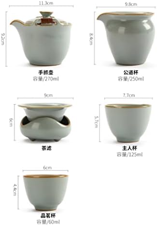 CXDTBH рачен зафат Анти-скалд керамички чајник Кунг Фу чај сет чај чаша сет за производство на чај единечен сад домаќинство